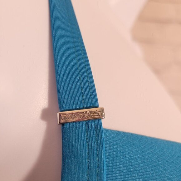 Calvin Klein Twist Tummy-Control Tankini TOP ONLY - Picture 2 of 6